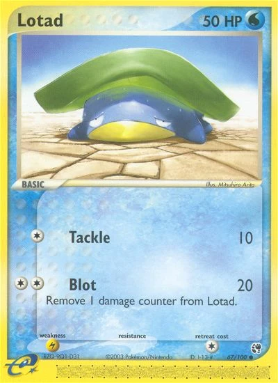 Lotad, 67/100