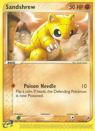 Sandshrew, 75/100