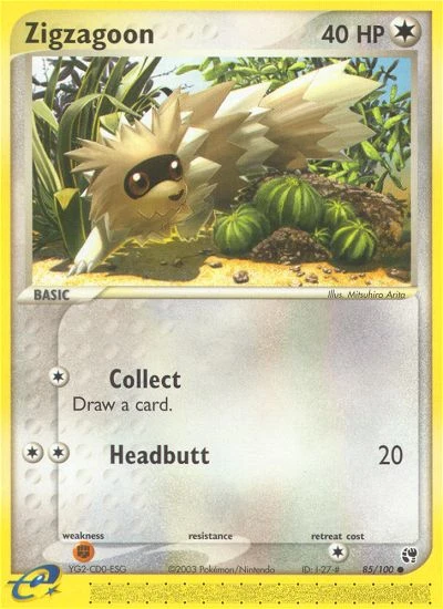Zigzagoon, 85/100