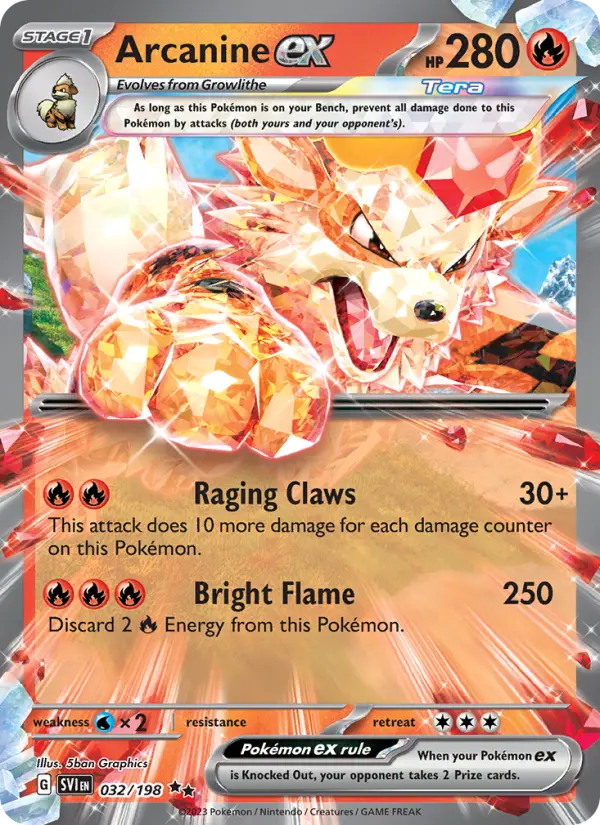 Arcanine ex, 032/198