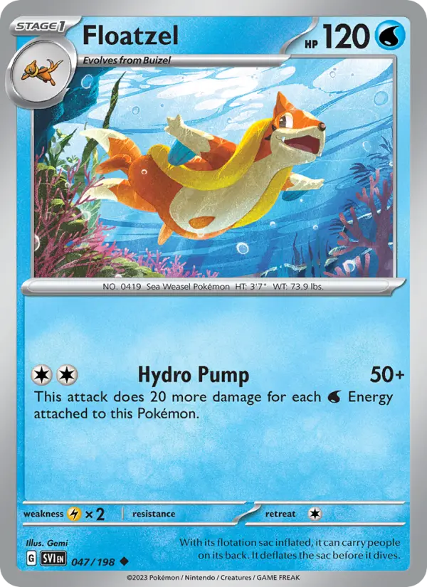 Floatzel, 047/198