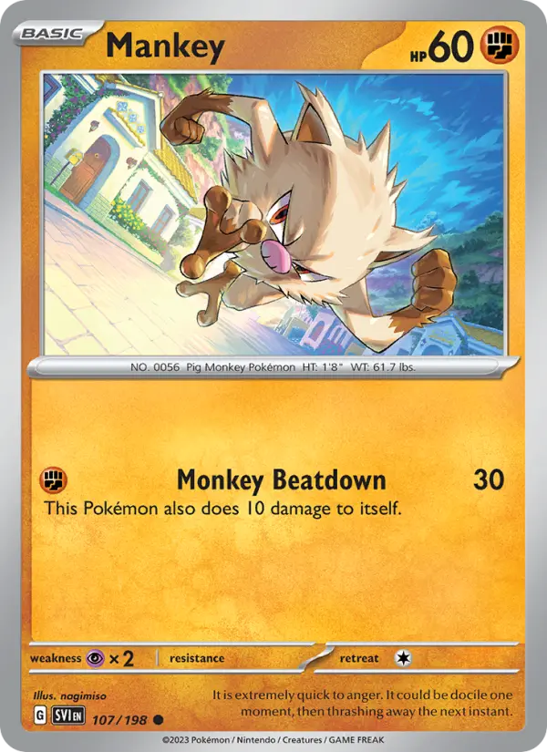 Mankey, 107/198