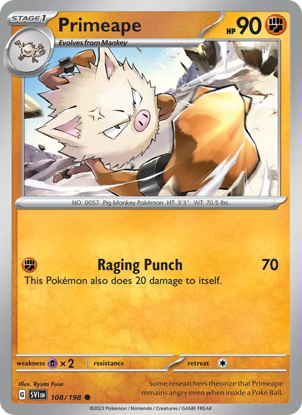 Primeape, 108/198