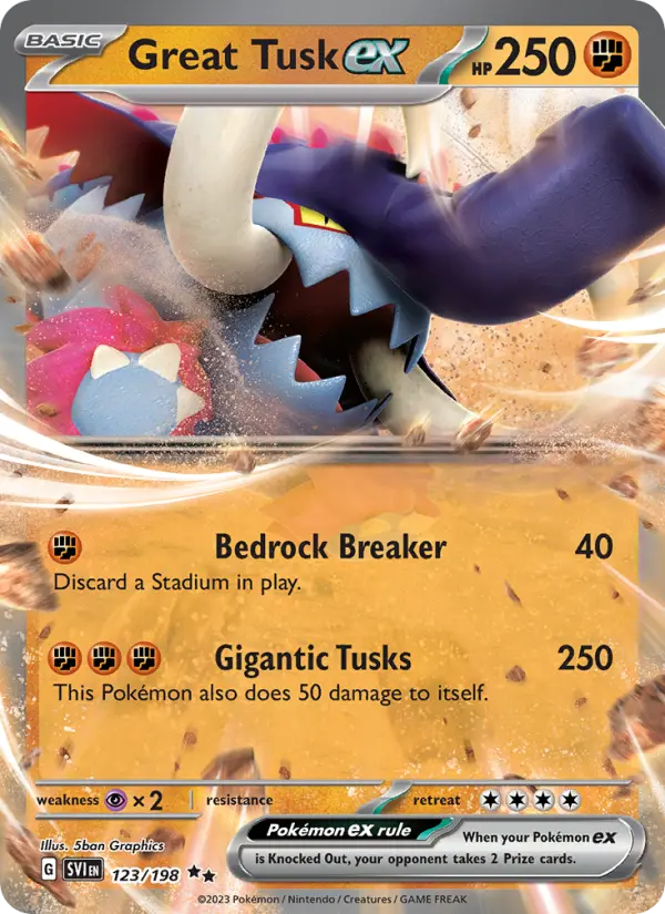 Great Tusk ex, 123/198