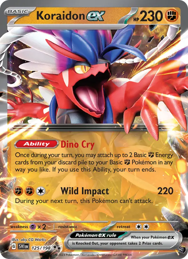 Koraidon ex, 125/198