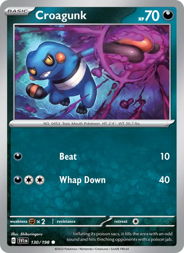 Croagunk, 130/198