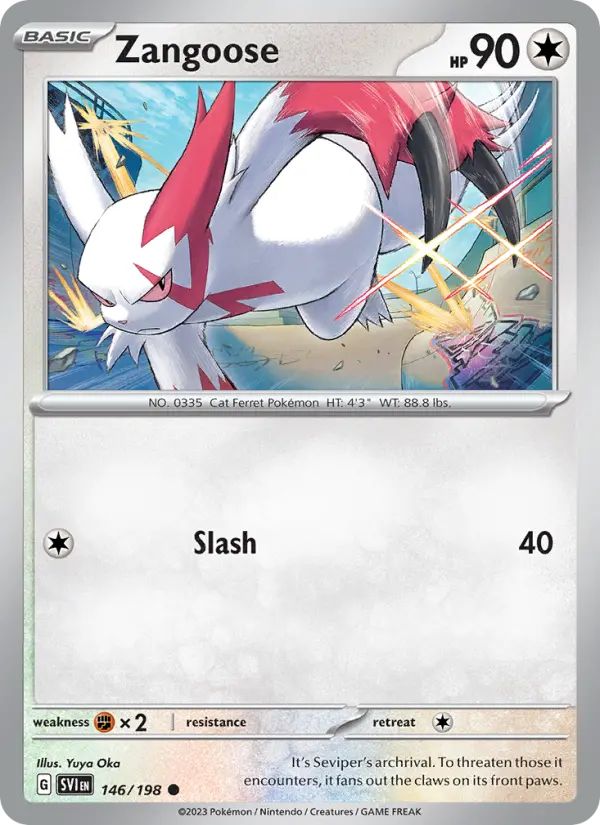 Zangoose, 146/198