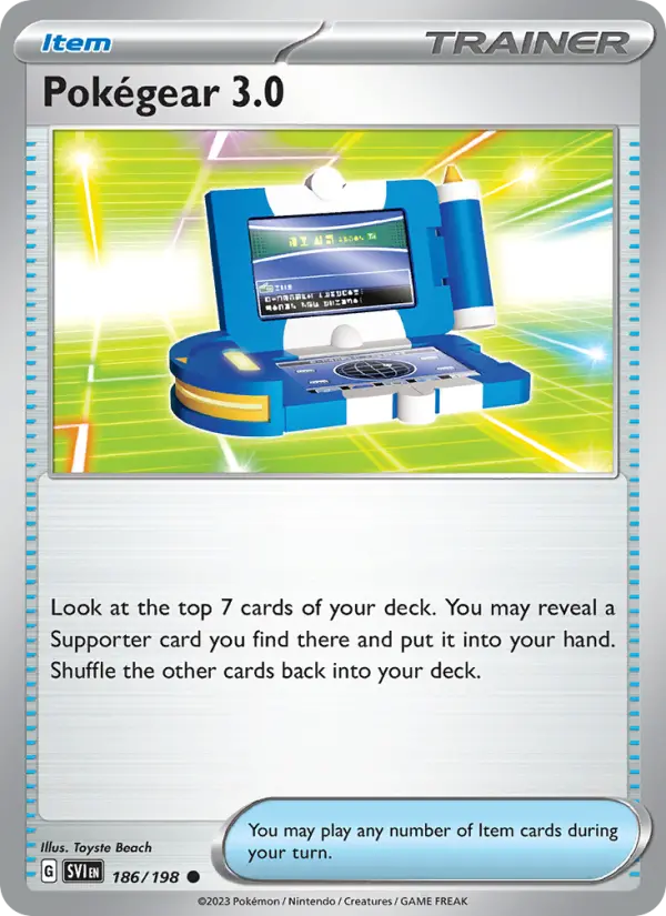 Pokégear 3.0, 186/198