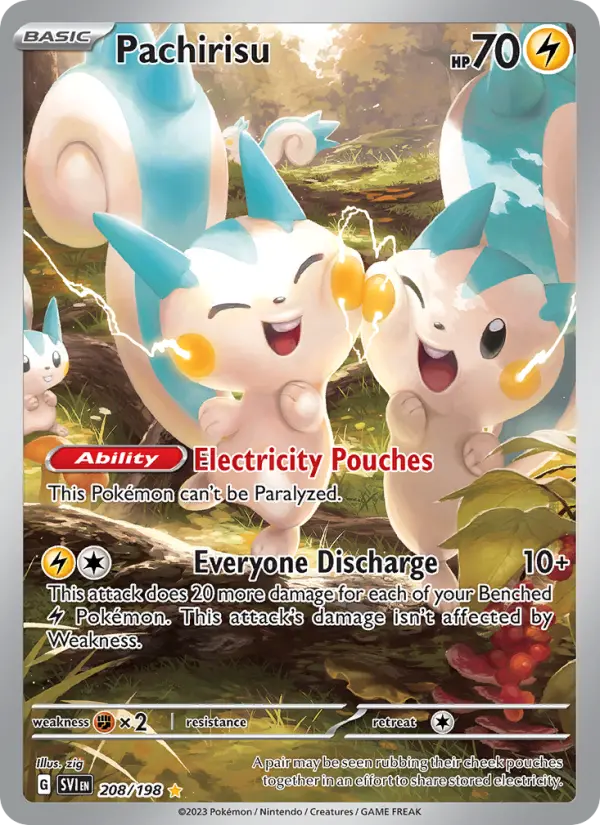 Pachirisu, 208/198