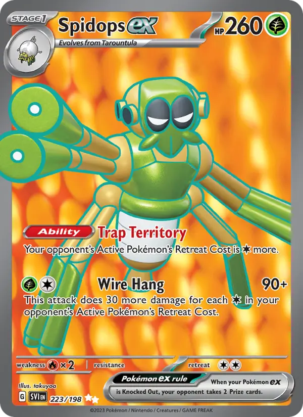 Spidops ex, 223/198