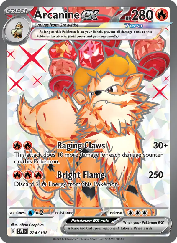 Arcanine ex, 224/198