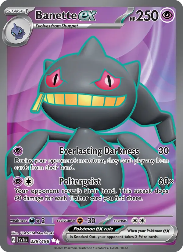 Banette ex, 229/198