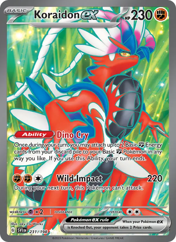 Koraidon ex, 231/198