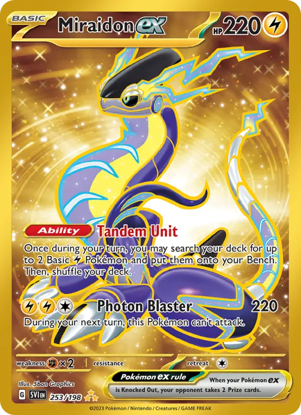 Miraidon ex, 253/198