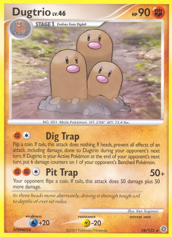 Dugtrio, 24/132