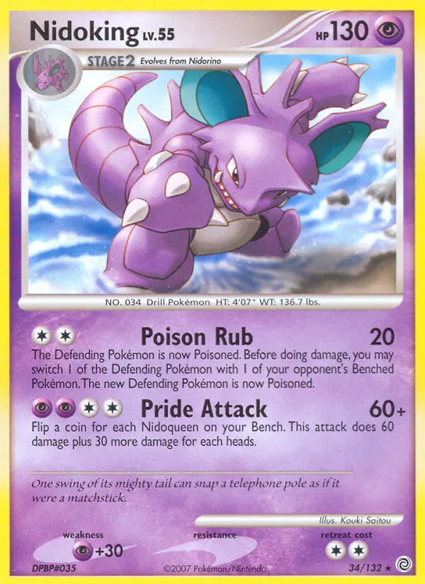 Nidoking, 34/132