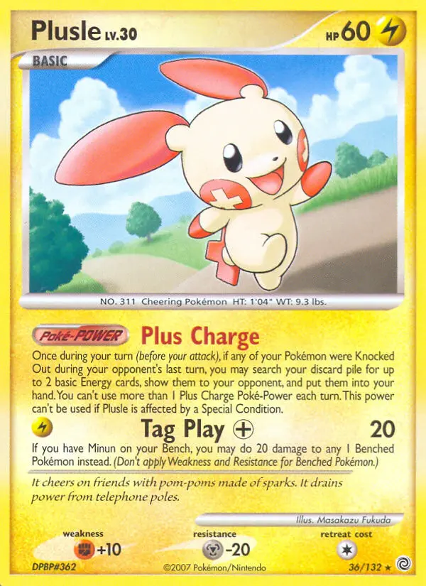 Plusle, 36/132