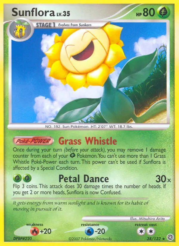 Sunflora, 38/132