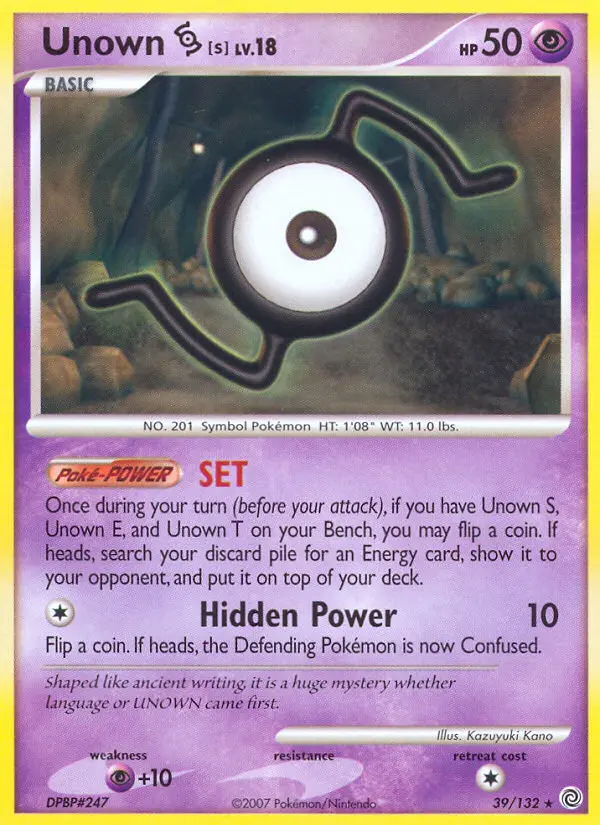 Unown S, 39/132