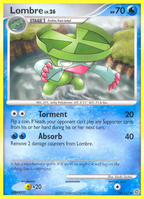 Lombre, 54/132