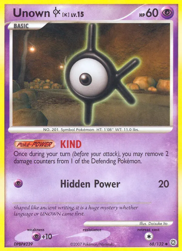 Unown K, 68/132