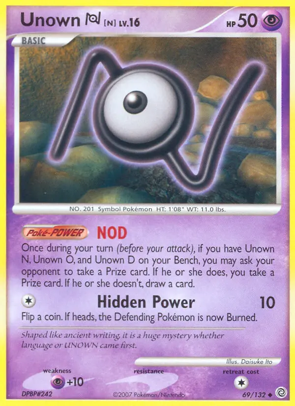 Unown N, 69/132