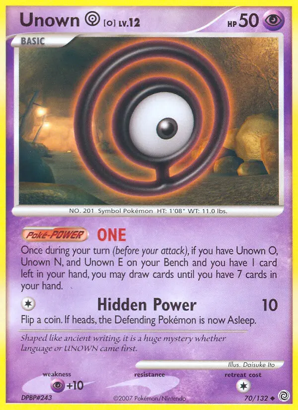 Unown O, 70/132