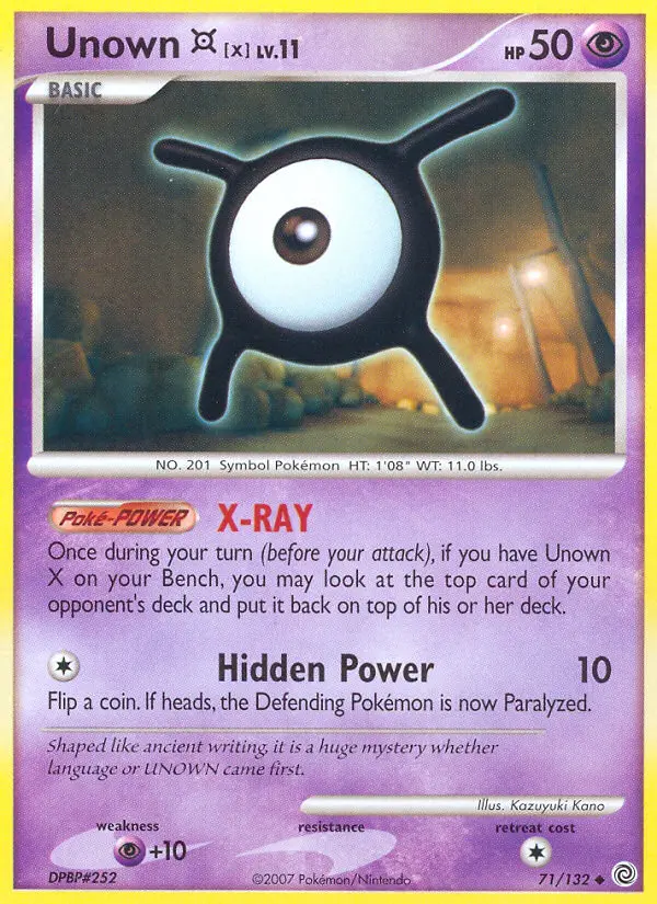 Unown X, 71/132
