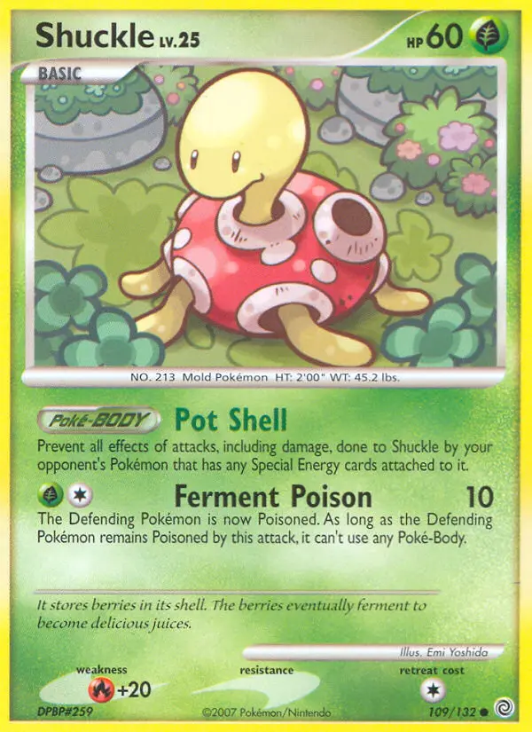 Shuckle, 109/132