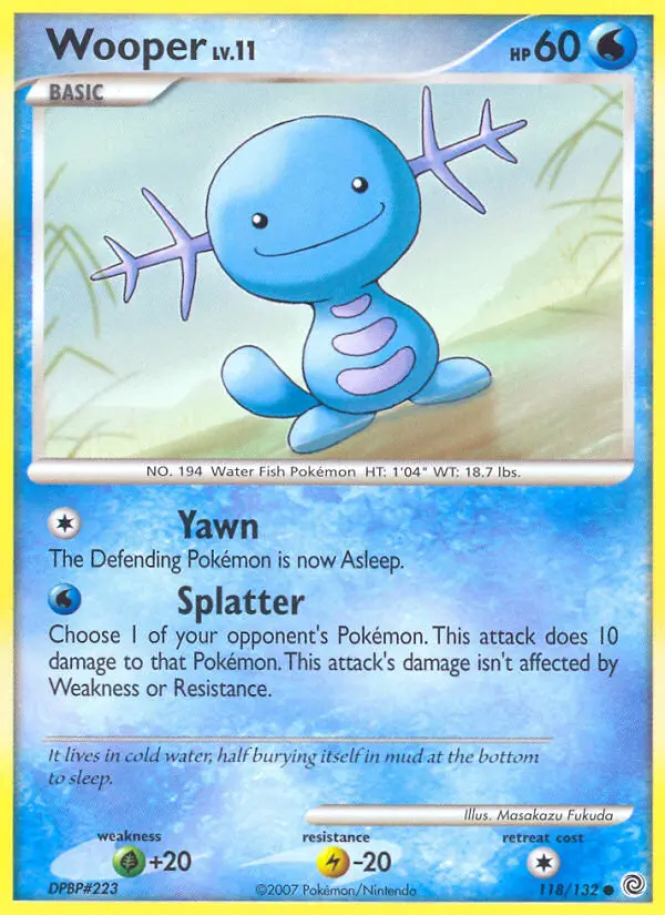 Wooper, 118/132