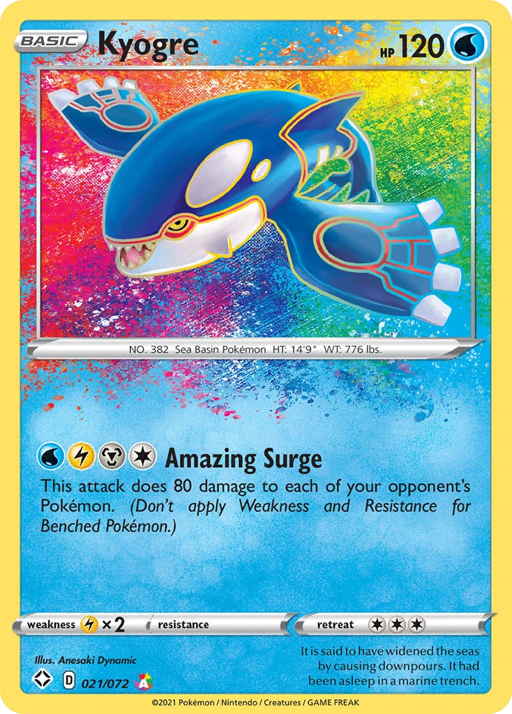 Kyogre, 021/073