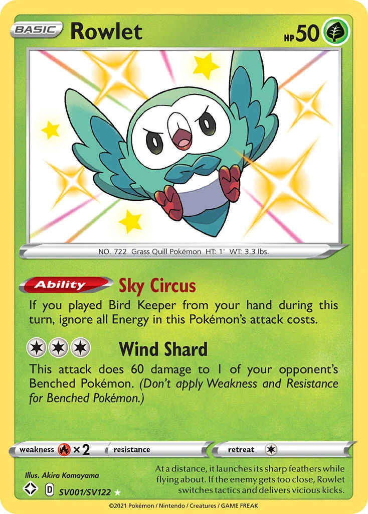 Rowlet, SV001/SV122