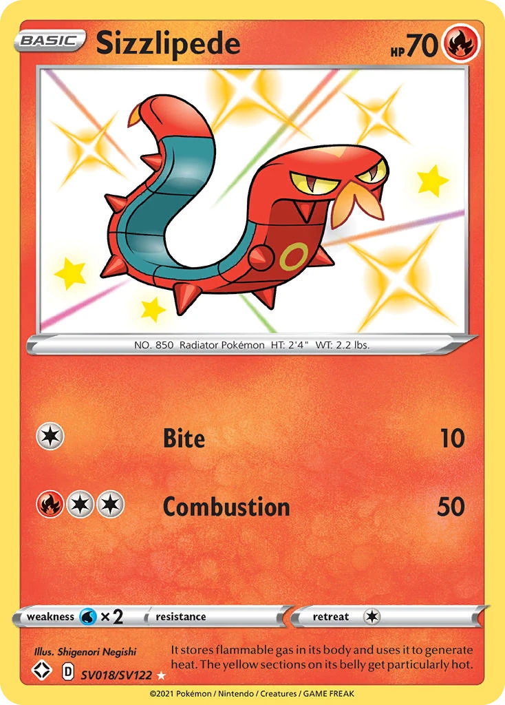 Sizzlipede, SV018/SV122