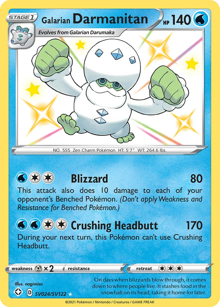 Galarian Darmanitan, SV024/SV122
