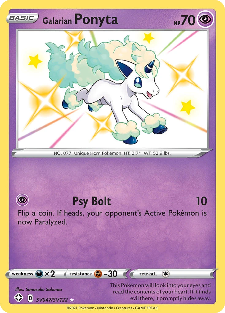Galarian Ponyta, SV047/SV122