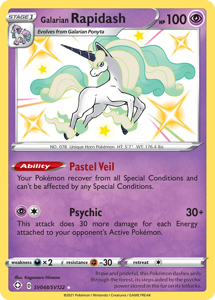 Galarian Rapidash, SV048/SV122