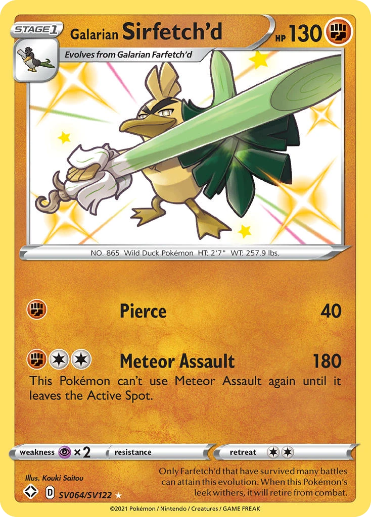 Galarian Sirfetch'd, SV064/SV122