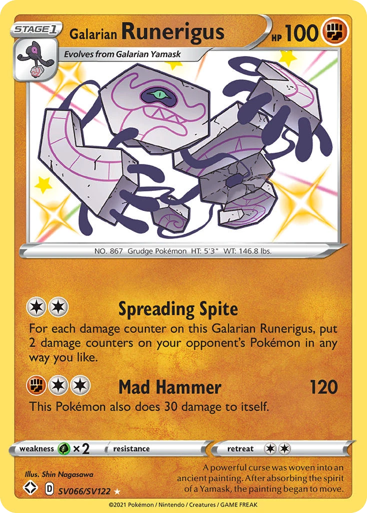 Galarian Runerigus, SV066/SV122