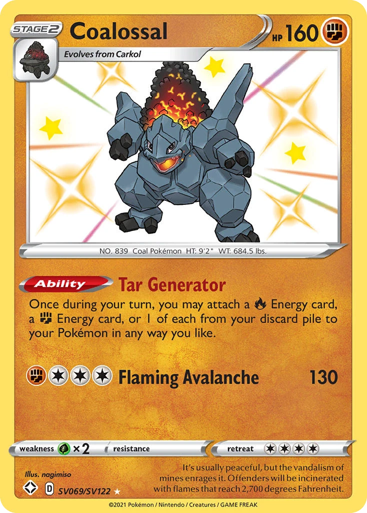 Coalossal, SV069/SV122