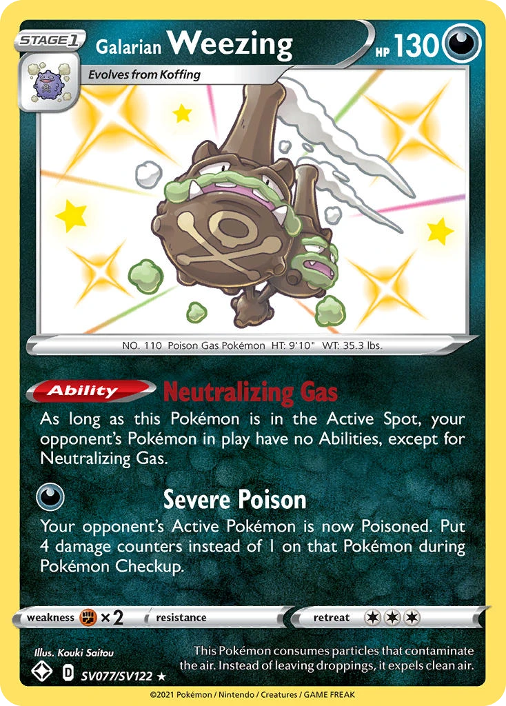 Galarian Weezing, SV077/SV122