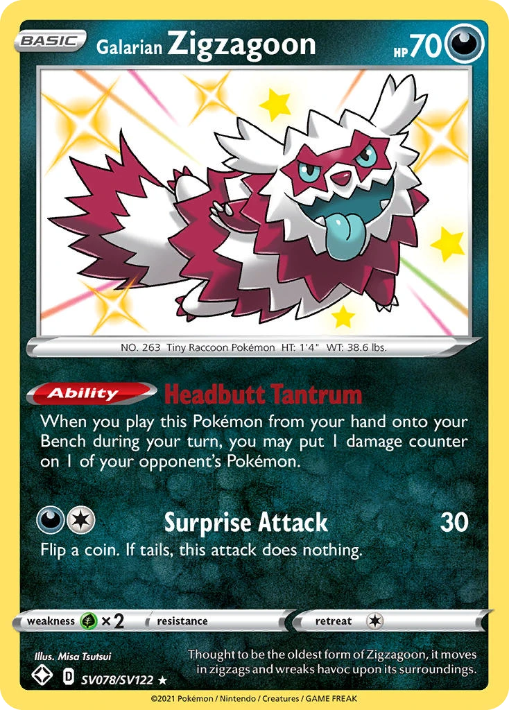 Galarian Zigzagoon, SV078/SV122