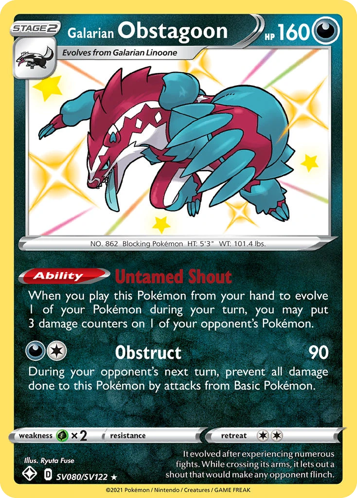 Galarian Obstagoon, SV080/SV122