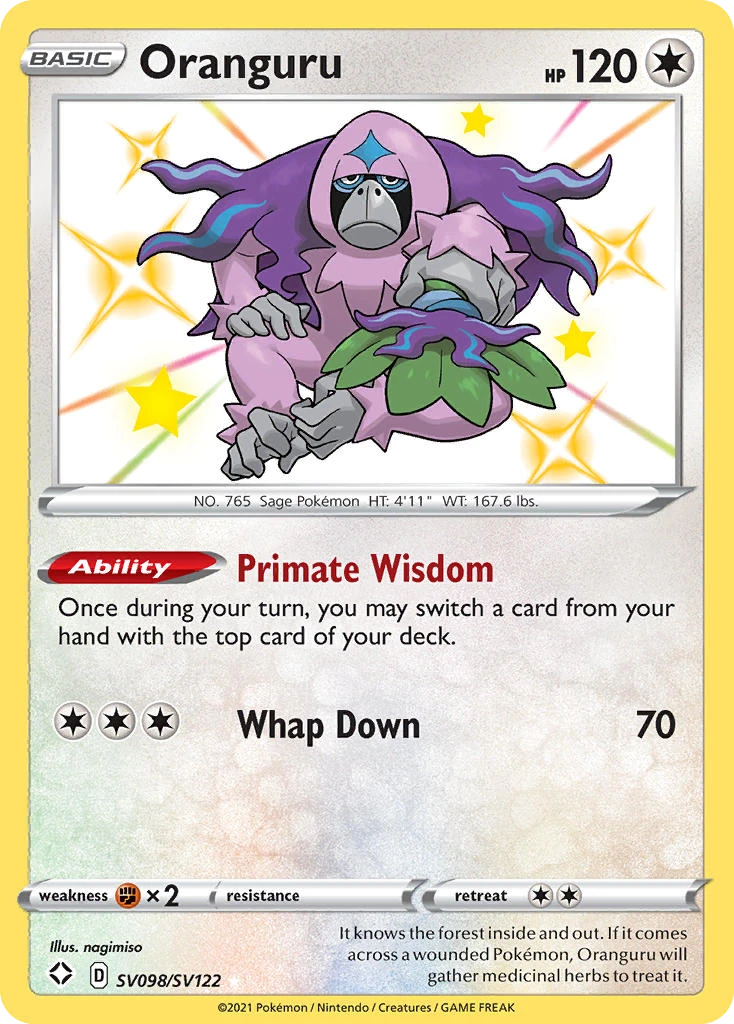 Oranguru, SV098/SV122
