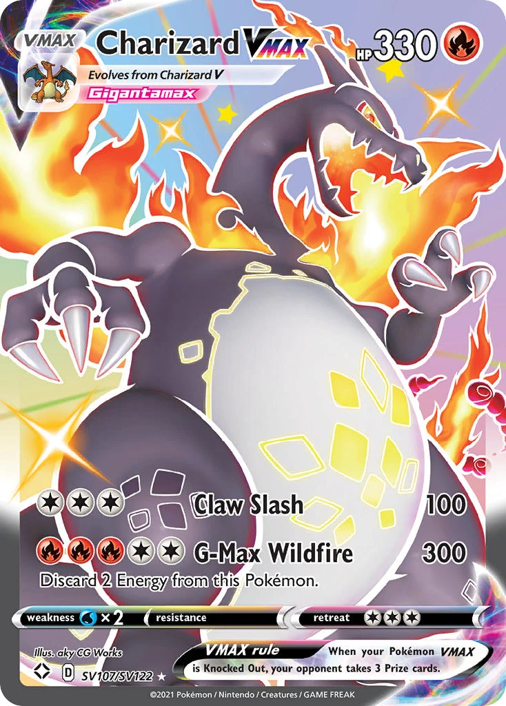 Charizard VMAX, SV107/SV122