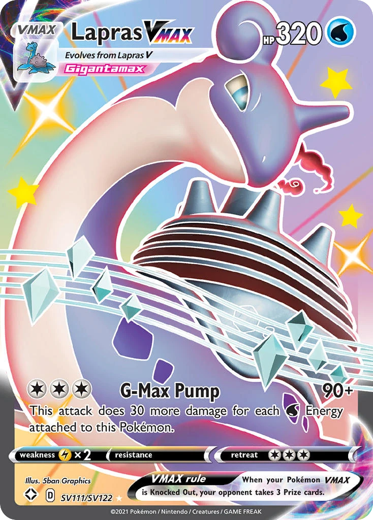 Lapras VMAX, SV111/SV122