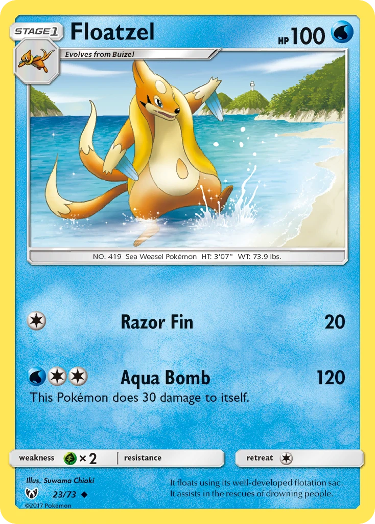 Floatzel, 023/073