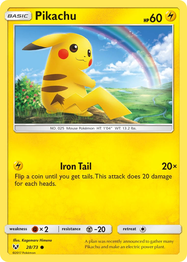 Pikachu, 028/073