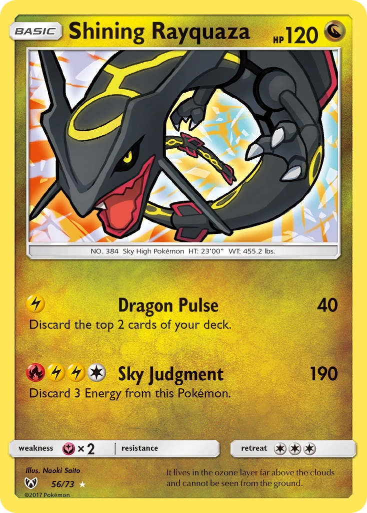 Shining Rayquaza, 056/073