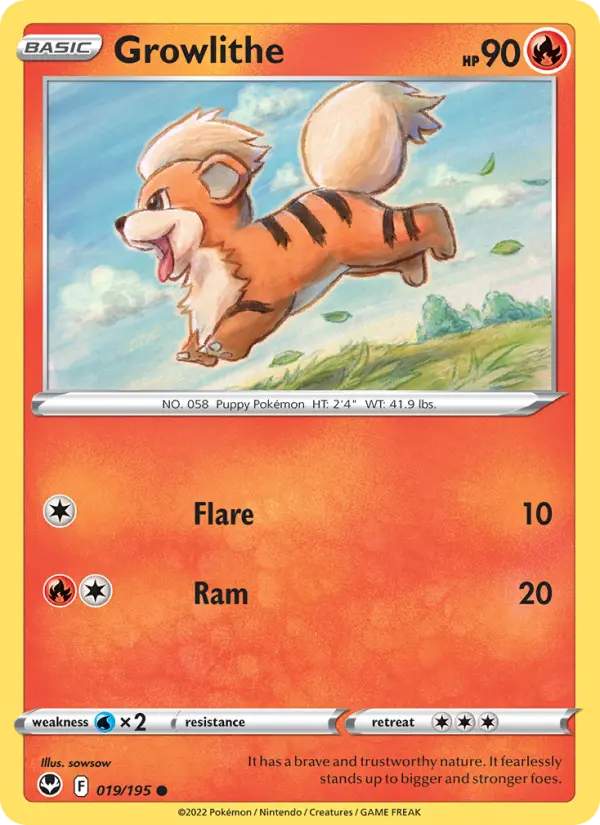 Growlithe, 019/195