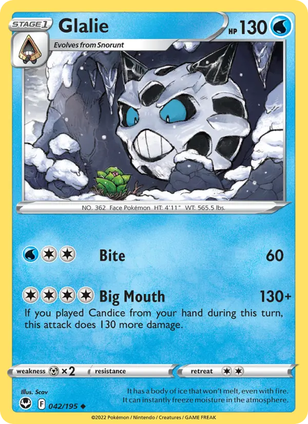 Glalie, 042/195